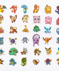 Alternative view of 10/30/50/100PCS Cute Pokemon Anime Stickers DIY Motorcycle Travel Luggage Guitar Skateboard Classic Toy Funny Sticker Decal Gift