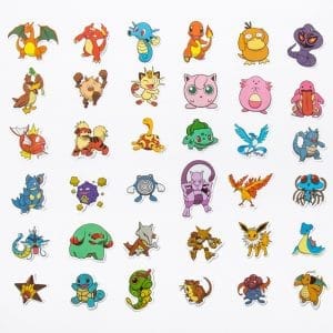 Alternative view of 10/30/50/100PCS Cute Pokemon Anime Stickers DIY Motorcycle Travel Luggage Guitar Skateboard Classic Toy Funny Sticker Decal Gift