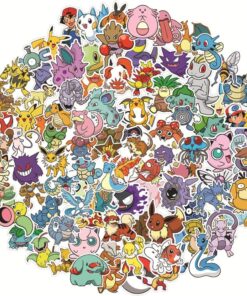 10/30/50/100PCS Cute Pokemon Anime Stickers DIY Motorcycle Travel Luggage Guitar Skateboard Classic Toy Funny Sticker Decal Gift