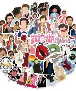 Alternative view of 10/30/50Pcs British Singer Harry Style Stickers Decals Luggage Laptop Skateboard Bike Travel Cool Sticker for Children Toy Decor