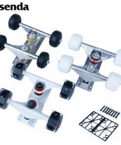 2pcs Skateboard Truck Bracket Aluminum Alloy Cruiser Longboard Bridge Wheels Bearings Skate Deck Parts Trucks Accessories