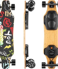 97cm 450W*2 dual motors 5.0AH 97cm long board 4 wheel electric skateboard Dual-drive split longboard electric skateboard