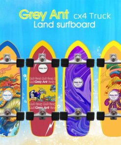 CX4 Truck Land Surfer Surfing Skateboard 32 Inch Surfboard Carver Practice Board 25-82cm Maple Wood Surfskate