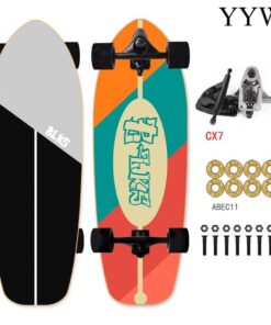 Alternative view of CX7 Surf Skateboard Skating Abec-9 Smooth Sliding Trucks For Outdoor Ski Trainning Board Land Surfboard Complete Maple Adult