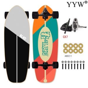 Alternative view of CX7 Surf Skateboard Skating Abec-9 Smooth Sliding Trucks For Outdoor Ski Trainning Board Land Surfboard Complete Maple Adult