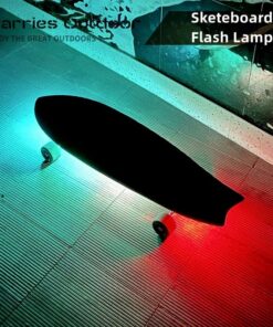 Skateboard Flash Touch LED Light Longboard Night Accessory USB Rechargable Electric Scooter Board Blazers Lamp Underglow Gift