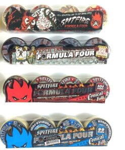 Alternative view of Spitfire SHR Skateboard Wheel Professional High Resilience Size 54*32mm 99D 101D 52*32 53*32mm Hardness And Bearing Black